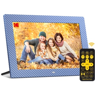 KODAK 10.1 Zoll Digitaler Bilderrahmen HD IPS Elektronischer Bilderrahmen mit Fernbedienung, Non WiFi, USB SD Kartenschlitzen, Automatischer Rotate, Teilen von Bildern, Musik, Videos(Non Touchscreen)