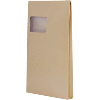 SOENNECKEN Faltentasche 2941 C4 130g mF hk 20F braun 100 St./Pack.