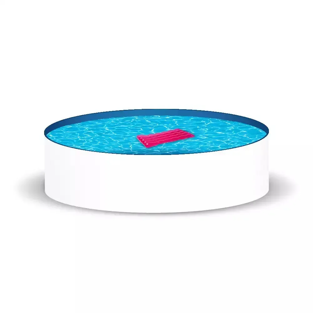 Standard blau / 2.00m / 0.90m Stahlwandpool Rund