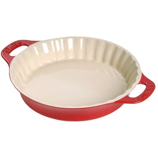 STAUB - Tarte-Form rund - kirschrot Ø 28 cm 2 Liter