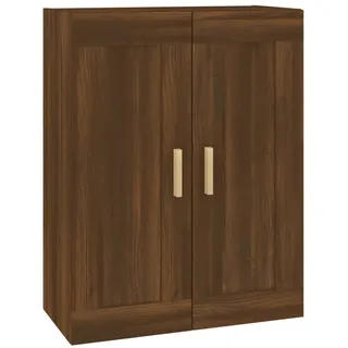 vidaXL Wandschrank Braun Eichen-Optik 69,5x32,5x90 cm Holzwerkstoff