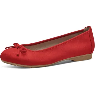Jana Damen Ballerinas Elegant Vegan, Rot (Red), 41 EU - 41 EU