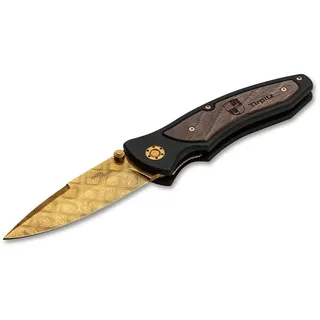 Böker Manufaktur Solingen Unisex – Erwachsene Gold BÖKER TIRPITZ-DAMAST, 22.9