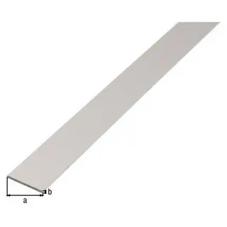 GAH Alberts Flachstange Aluminium 1000 x 15 x 2 mm