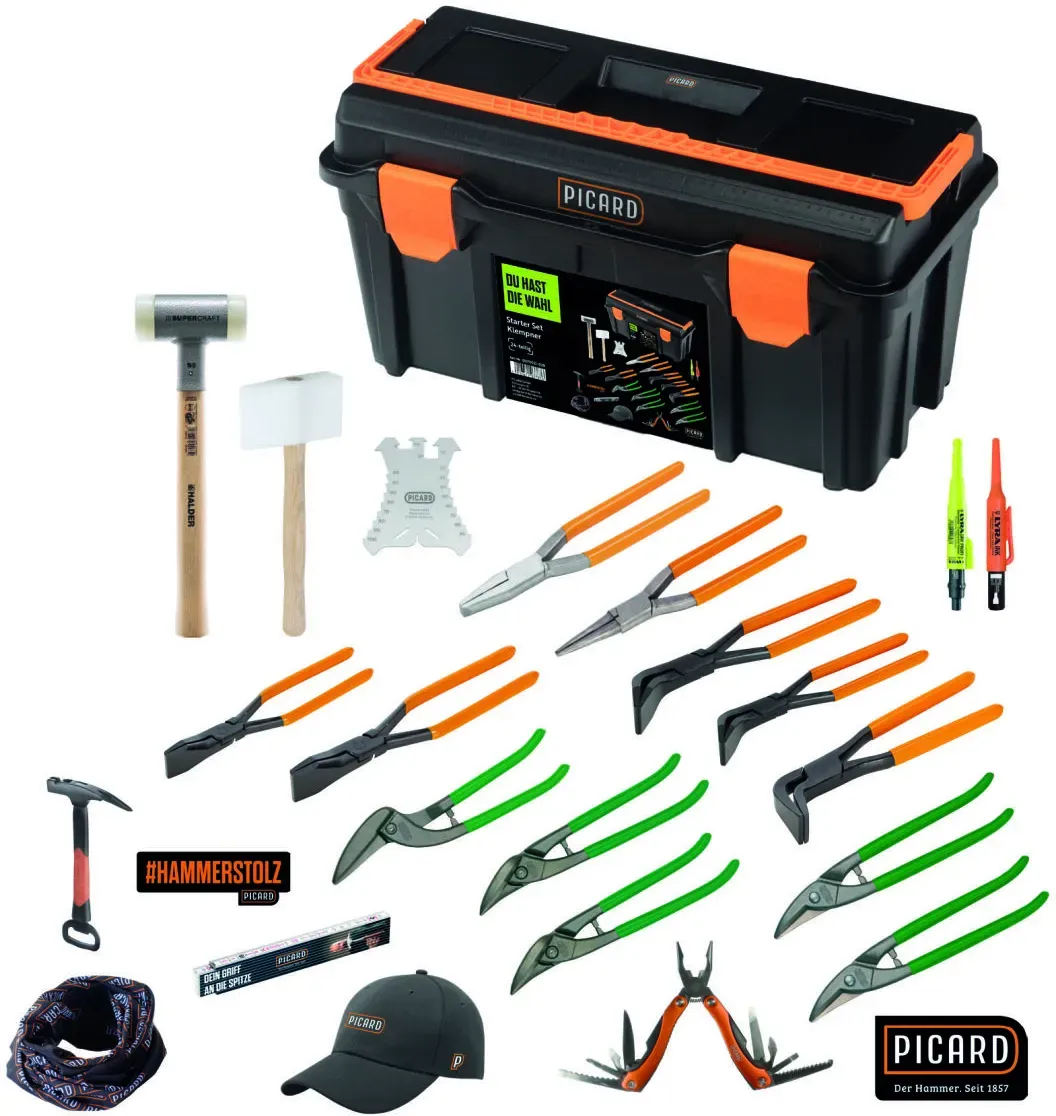 PICARD Starter Set Klempner im Kunststoffkoffer 24-teilig Nr. 0070021-020