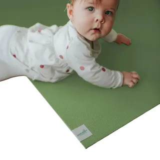 SanoSoft Krabbelmatte Olivgrün, | Gr.: 160 x 200 cm