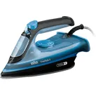 BRAUN FreeStyle 3 FI 3194 BK, Dampfstoß 200 g/min, FreeGlide 3D, abgerundete Bügelsohle, leichtes Bügeln, vertikale Auffrischung, ergonomisches Dampfbügeleisen (2400 Watt, Keramiksohle, SuperCeramic Beschichtung)