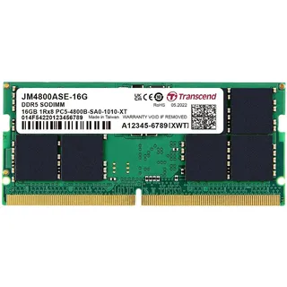 Transcend JetRam 16GB DDR5 4800 JM4800ASE-16G