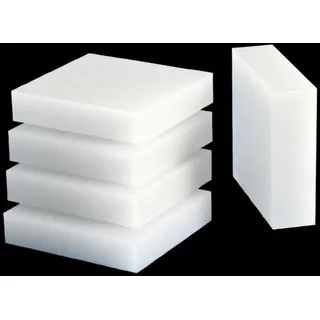 COYOUCO PP-Kunststoffblöcke, 100×100 Mm, 30–60Mm Dick, Quadratische Stützplatte Für Anti-Vibrations-Basis, Verschleißfeste Ausgleichsplatte Für Maschinen Und DIY-Projekte,100 * 100 * 40mm