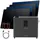 2000 W inkl. 5,12 kWh Speicher + 4 x 500 W N-Typ Glas-Glas Bifacial Module