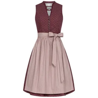 Nübler Trachtenkleid Midi Dirndl Frieda in Beere von Nübler 44