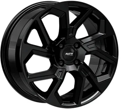 Platin P103 Black Glossy 7x18 ET 35 4/108 Alufelge Schwarz