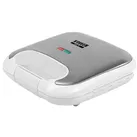 N'OVEEN Toaster SM453 Keramik Inox Sandwich Maker, 750W Sandwich Toaster, Dreieckiger Sandwichmaker Antihaftbeschichtung