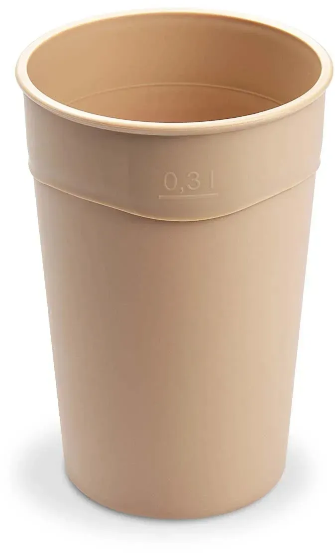 Mehrwegbecher (PP) creme Ø80mm 0,3L