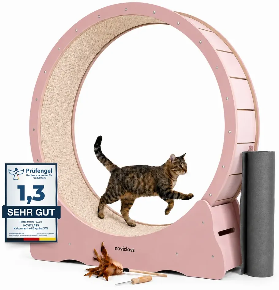 Katzenlaufrad 'Baghira' XXL Groß 120cm Innendurchmesser