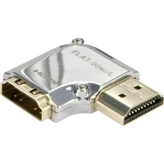 Lindy 41508 HDMI Adapter, [1x HDMI-Buchse - 1x HDMI-Stecker] Silber