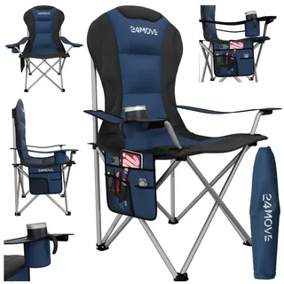 24move Campingstuhl Salvador Blau
