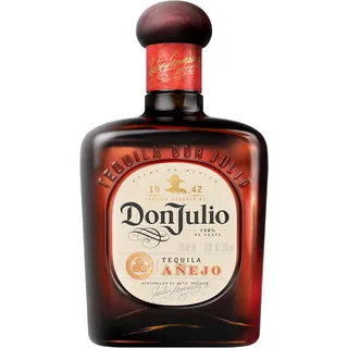 Don Julio Añejo | premium gereifter Tequila aus Jalisco, Mexiko | 100 % blaue Agave | 18 Monate im Eichenfass gelagert | pur, als Paloma- und Margarita-Cocktail | 38 % vol | Einzelflasche, 700 ml