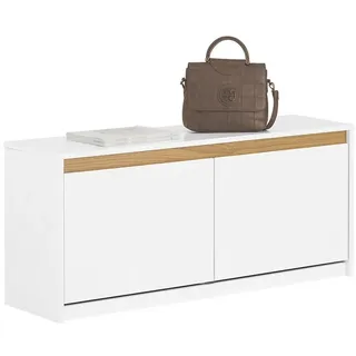 SoBuy Schuhbank 104 x 47 x 30 cm gepolstert / weiß