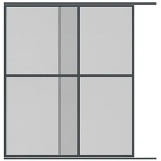 empasa Insektenschutztür XXL 240 x 240 cm Aluminium