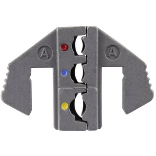 TOOLCRAFT PLE-0A Crimp-Einsätze Isolierte Kabelschuhe, Isolierte Flachstecker Quetschbereich: 0.5 bis 6 mm2 (50.20 mm)