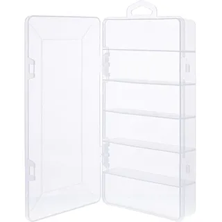 InLine InLine® Kleinteilebox, 6 Fächer, Abmessungen: 206x107x33mm, transparent