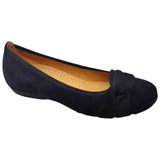 Gabor 04.165 Ballerinas - Damen Halbschuhe - Slipper blau Elegant NEU - Blau