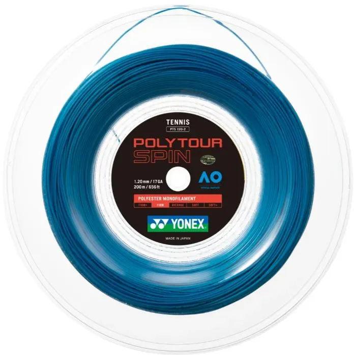 Yonex Poly Tour Spin 1.20 blue