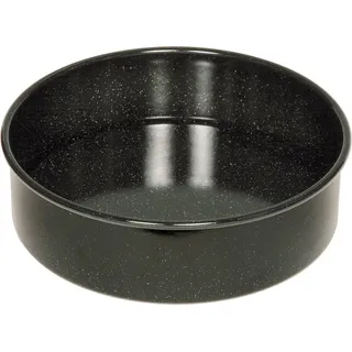 Riess Emaille Riess Tortenform Ø20cm mit Hebeboden, schwarz, Emaille