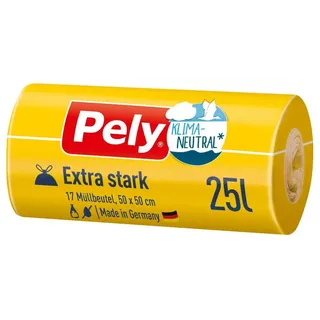 Pely Müllbeutel Extra stark 25,0 l transparent, 17 St.