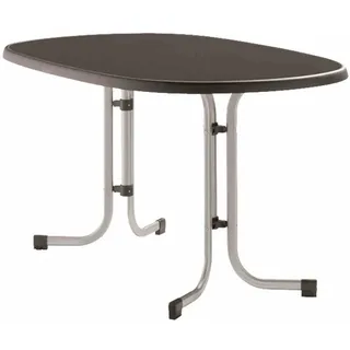 graphit/schieferdekor anthrazit oval