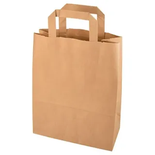Papstar 50 Tragetaschen, Papier mit Tragegriff