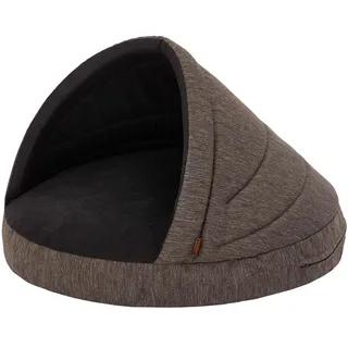 HOBBYGARDEN Hundematratze Haustierbett Hundehütte Kissen Liegen Hundehöhle Bett Sofa Hundekorb Tierbett Hunderuheplatz Hundesofa Matratze, 65 x 65 cm, Braun