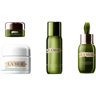 LA MER The Vibrant Energy Collection 30ml Soft Creme+15ml The Concentrate+5ml Eye Concentrate+30 Treatment Lotion = 4 Artikel im Set