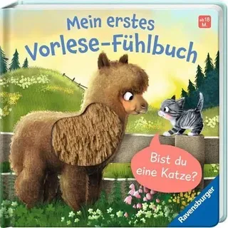 RAVENSBURGER 42125 Babybücher & PappbilderbücherBabybücher & Pappbilderbücher Mein erstes Vorlese-Fühlbuch: Bist du eine Katze?