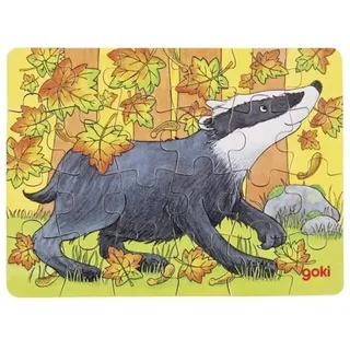 GoKi Minipuzzle Waldtiere