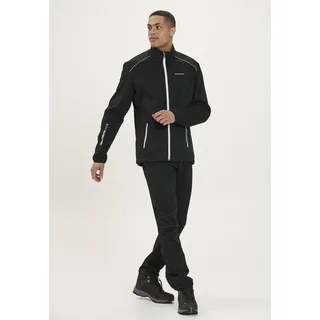 Endurance Sportanzug ENDURANCE "Naval", Herren, Gr. XL, schwarz, 100% Polyester, unifarben, casual, Sportanzüge, mit wasser -und winddichter Funktion