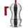 Induktion 3 Tassen silber/rot