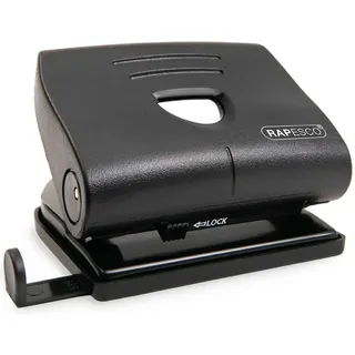 Rapesco RAPESCO® Locher Germ-Savvy 820-P schwarz,