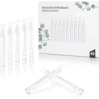 lomimos Seifenblasen Hochzeit Set 40 St. Weiß