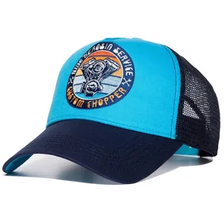 King Kerosin Custom Chopper Trucker Cap blau Einheitsgröße
