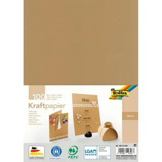 Folia Kraftpapier A4 120 g/m2 100 Blatt