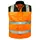 Weste Orange/Schwarz XXL