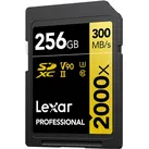 Lexar Professional Gold Series (256 GB, SDXC, U3, UHS-II), Speicherkarte, Schwarz