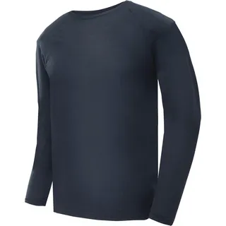 Merino-Mix Longsleeve Arne Herren blau L