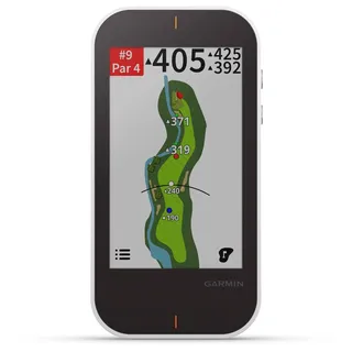 Garmin Approach G80 All-in-One Premium GPS Golf Handheld mit integriertem Launch Monitor, 3,5 Zoll Touchscreen, schwarz/weiß