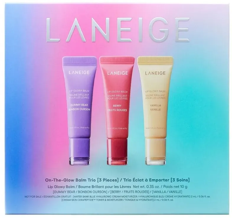 LANEIGE Lip Glowy Balm Trio Set (1 Set)