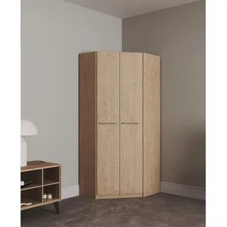 Barcelona Eckschrank 193 x 78 x 78 cm braun