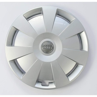 Audi 8V0601147C Radzierkappe (1 Stück) Radkappe 16 Zoll Stahlfelge Radblende Radzierblende Kappe, Silber