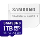 Samsung microSD Card PRO Plus microSDXC-Karte Retail 1TB Class 10, UHS-I, Class 3 UHS-I , v30 Video Speed Class, A2 Application